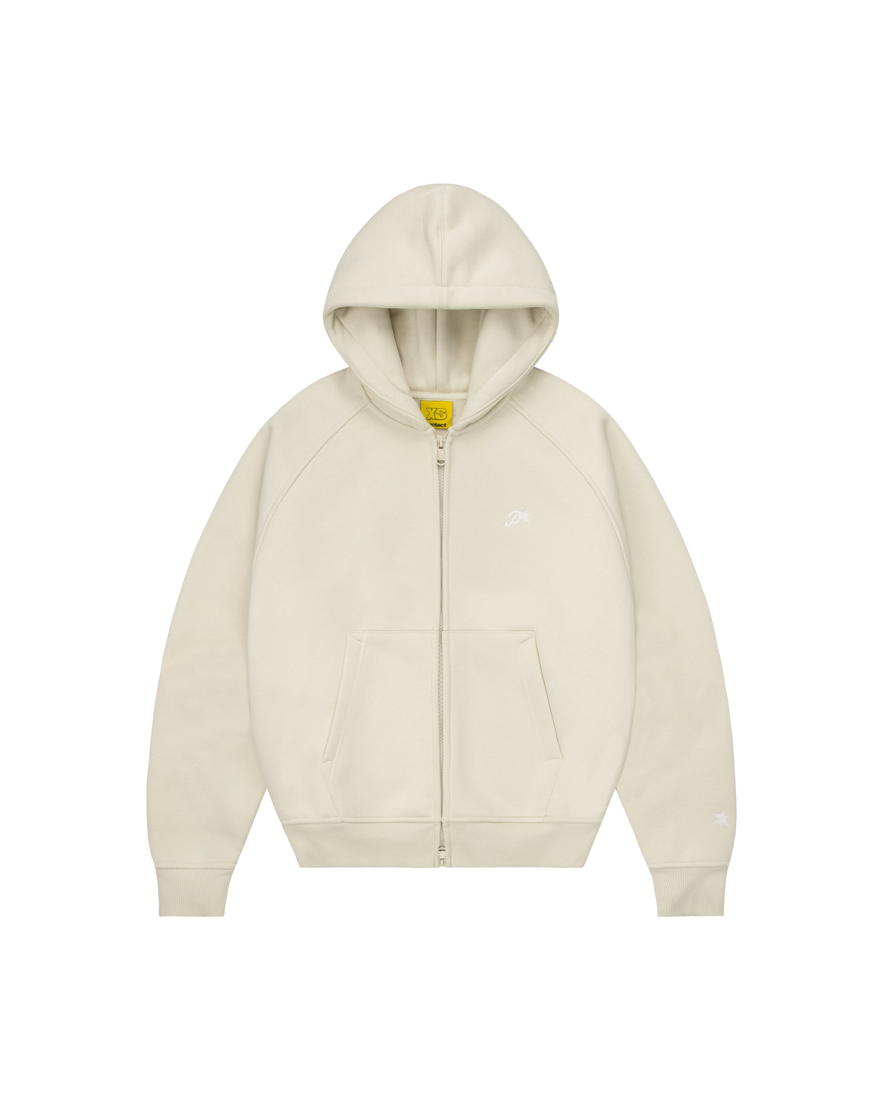 ALMOND DAY2DAY ZIP-UP HOODIE