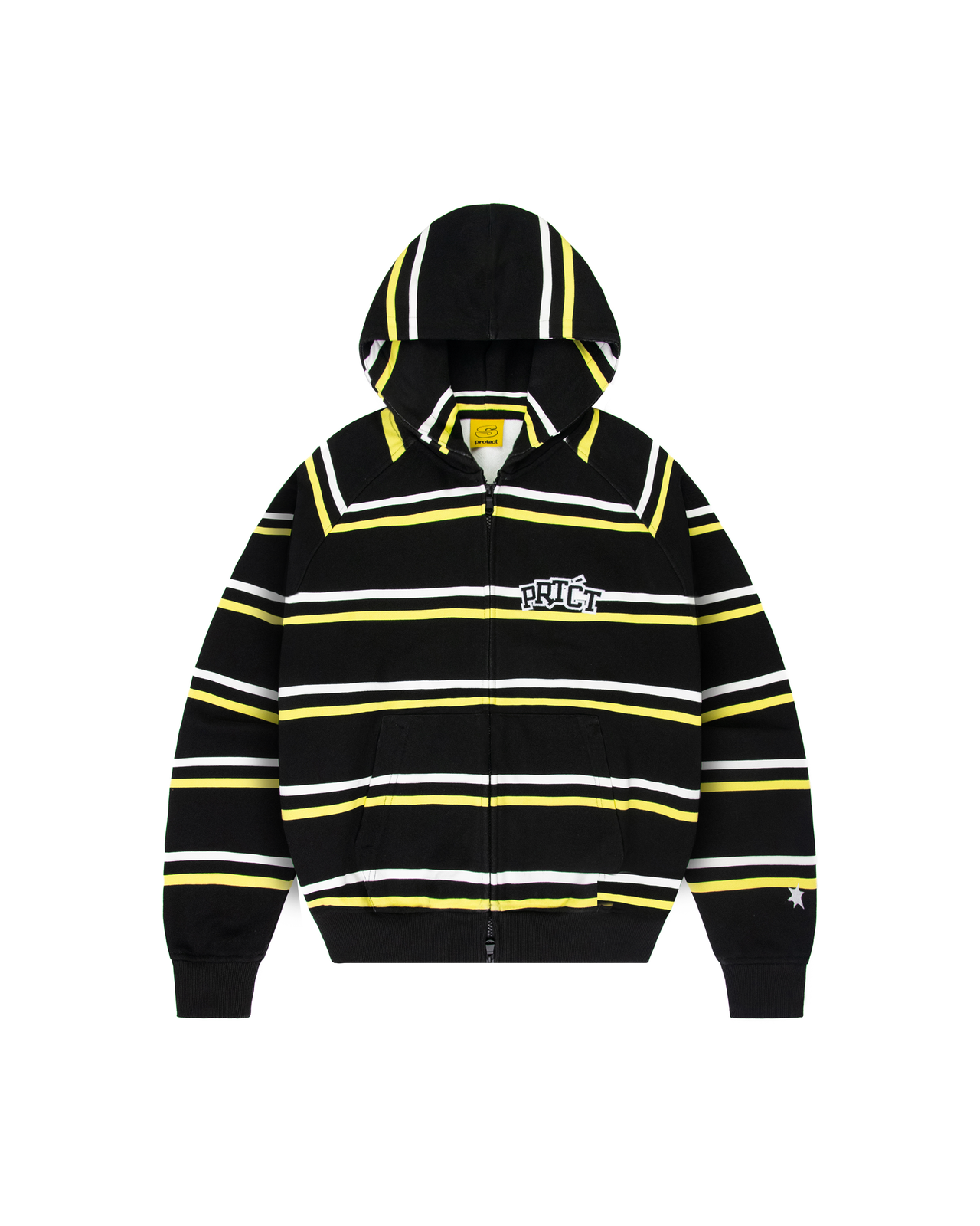 BLACK WIZ ZIP-UP HOODIE