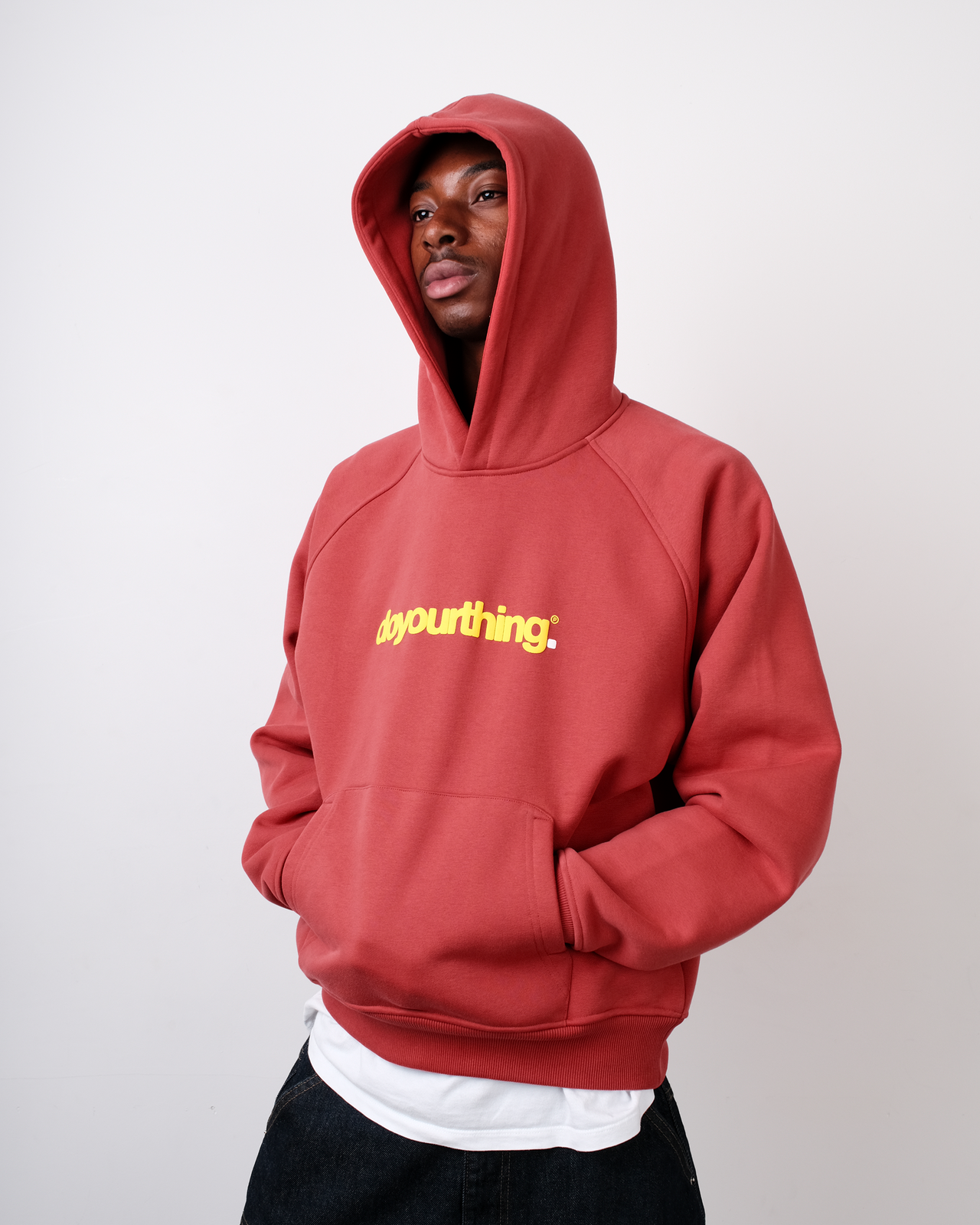 DYT WASHED BRICK HOODIE