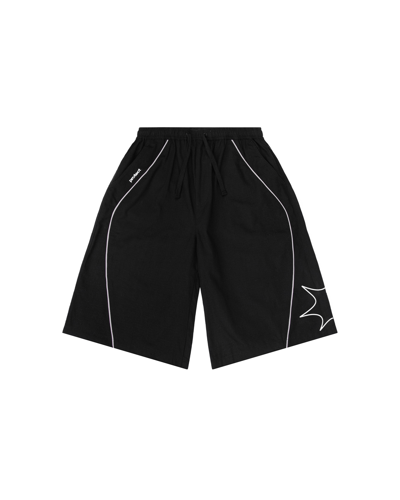 BLACK RIPSTOP SHORTS