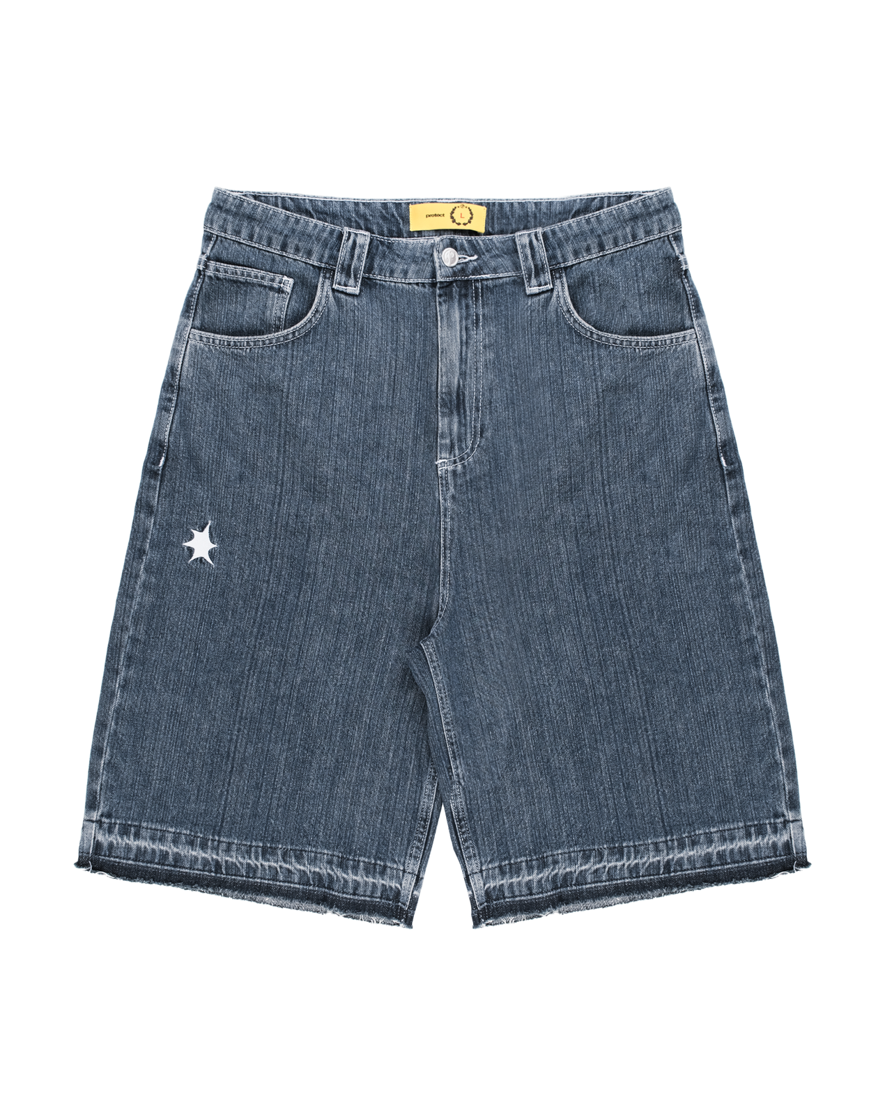 RAW HEM JORTS
