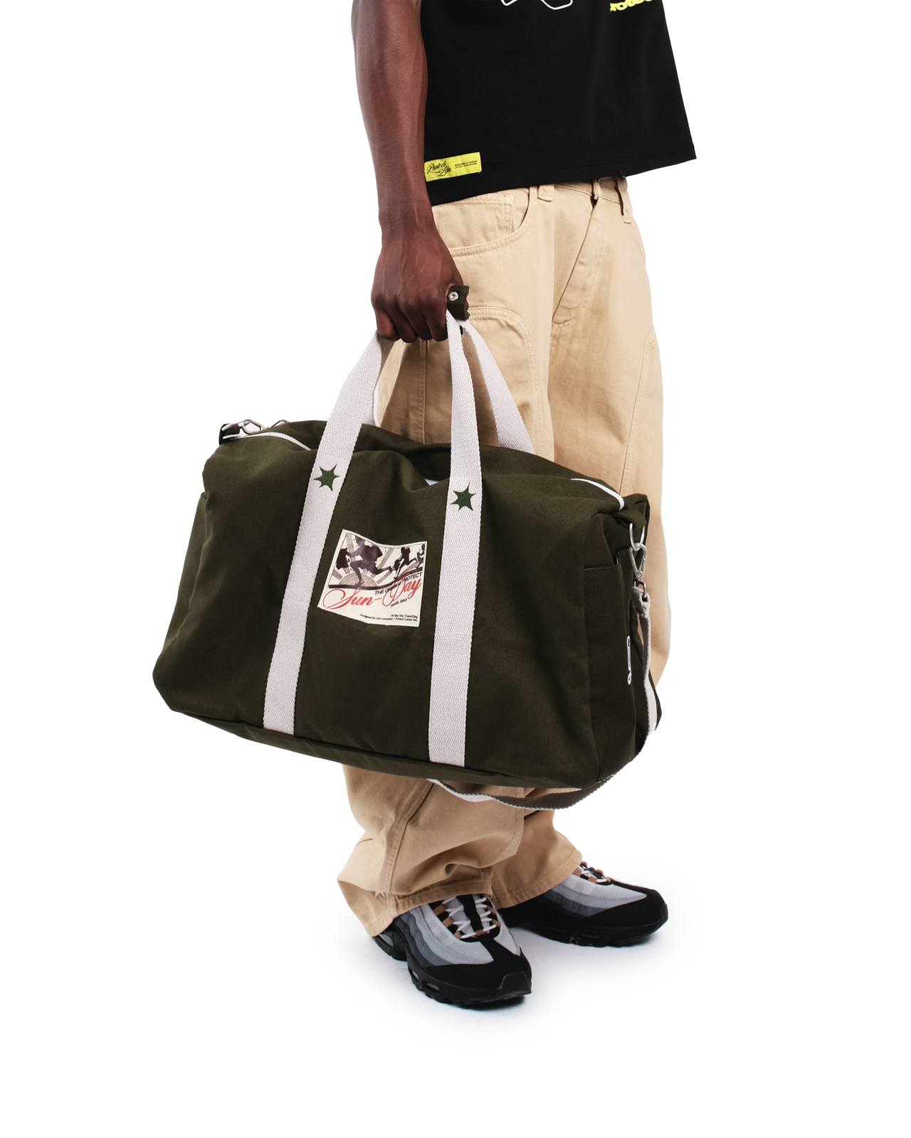 ARMY GREEN SUN-DAY TRAVEL BAG