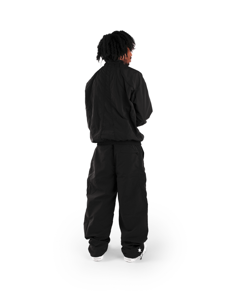 BLACK COACH TRACK PANTS