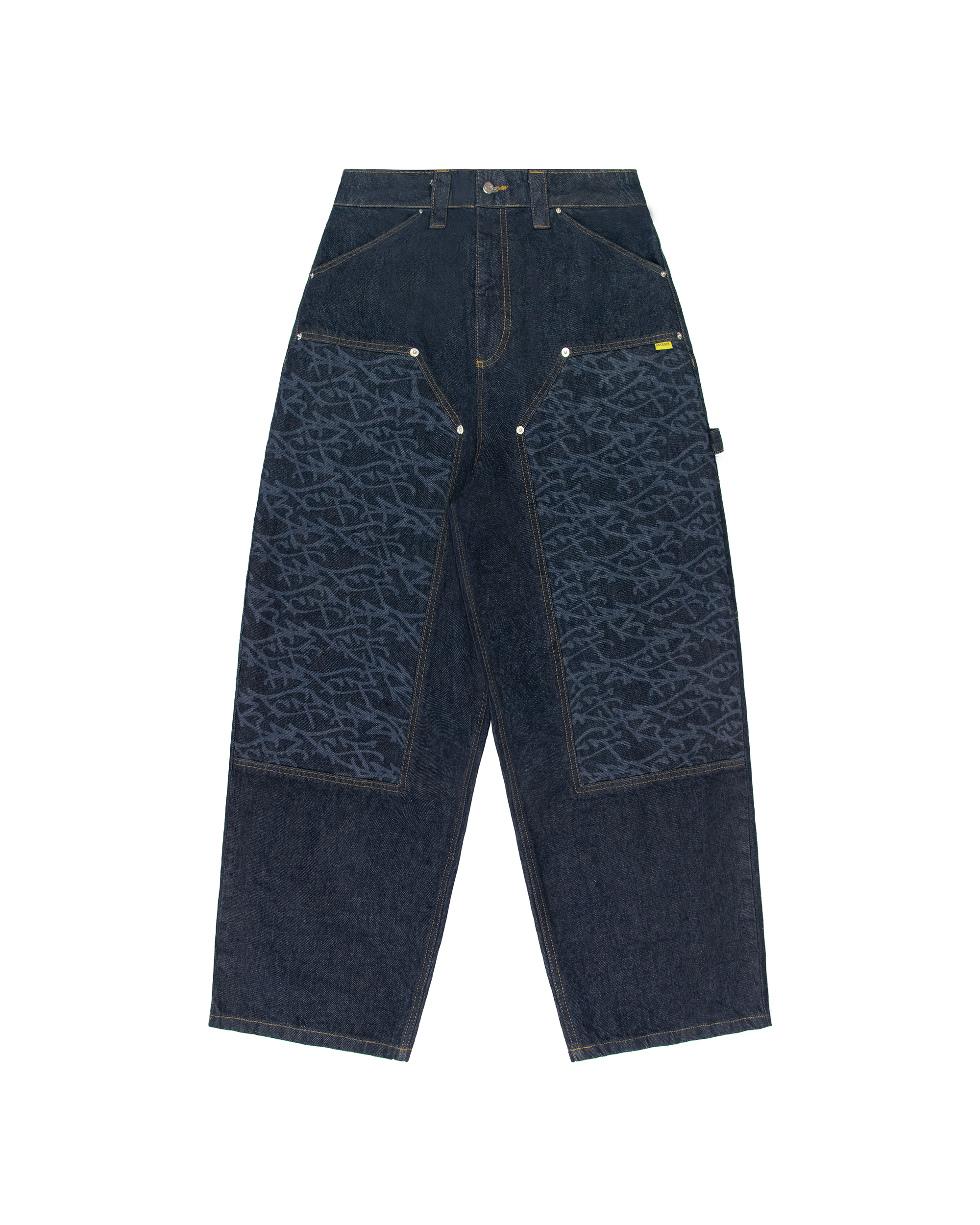 RAW GRAFF DOUBLE KNEE DENIM - Protect