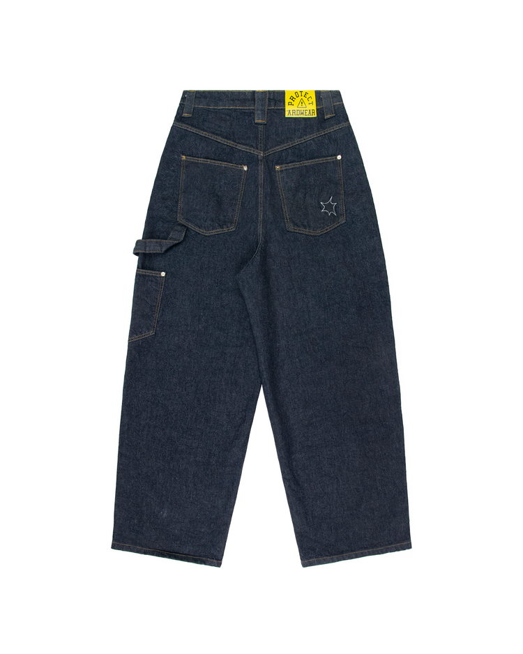 RAW GRAFF DOUBLE KNEE DENIM