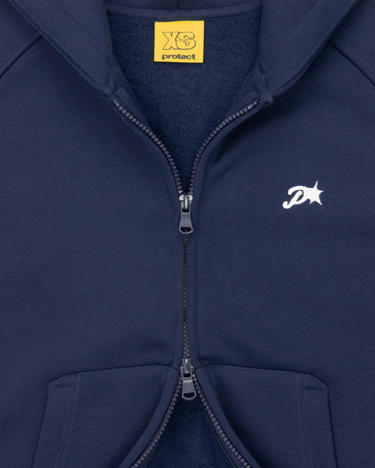 NAVY DAY2DAY ZIP-UP HOODIE
