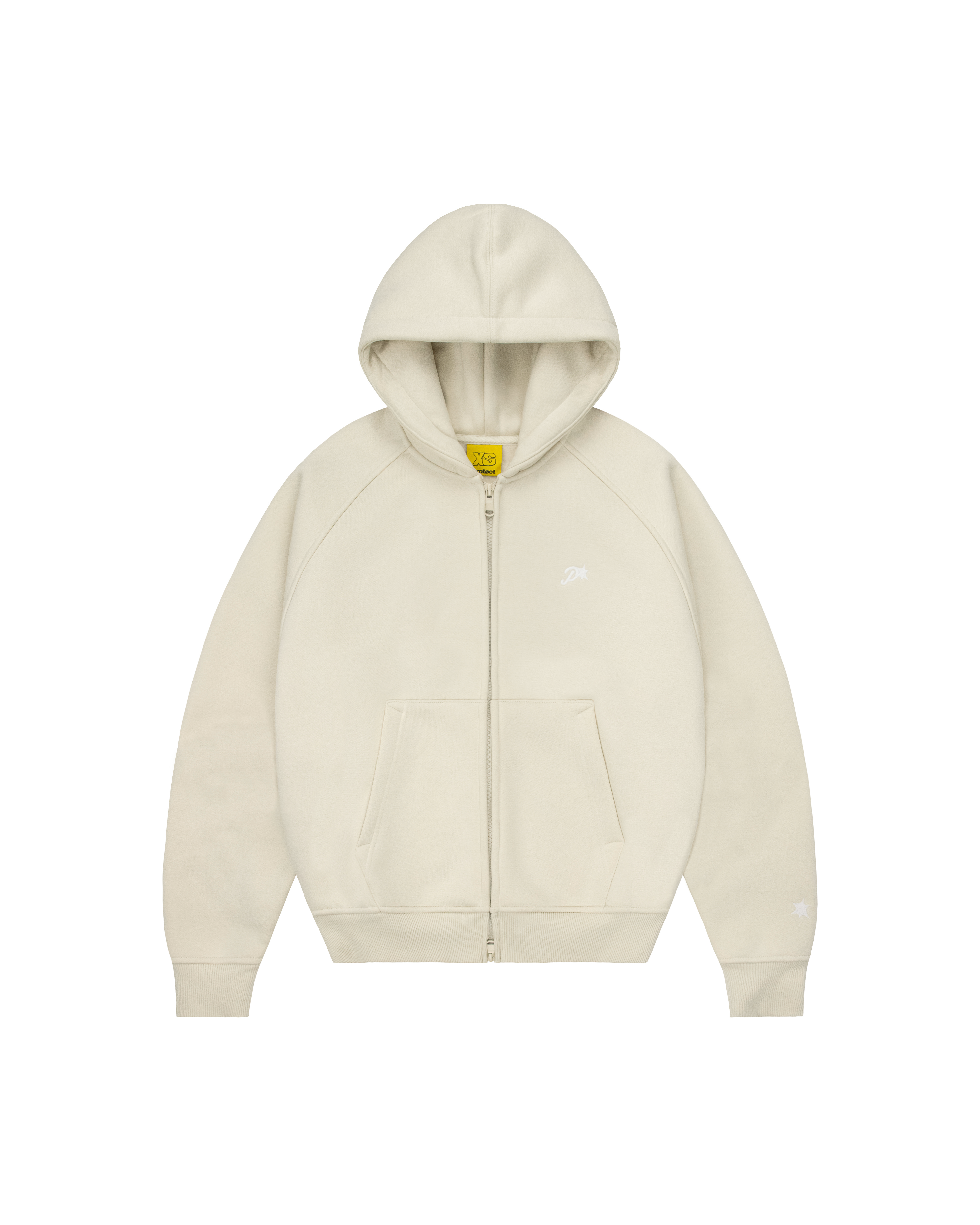 ALMOND DAY2DAY ZIP-UP HOODIE