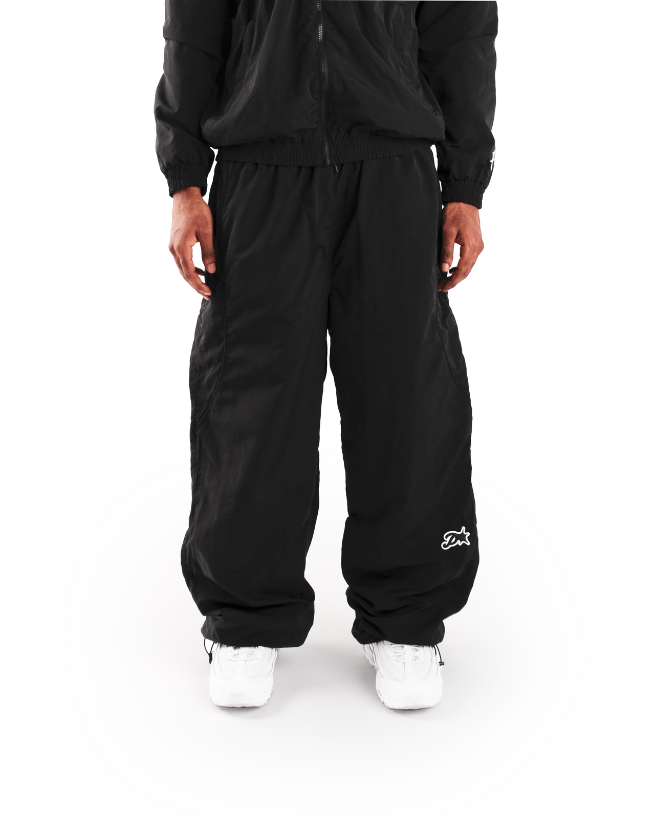 BLACK COACH TRACK PANTS