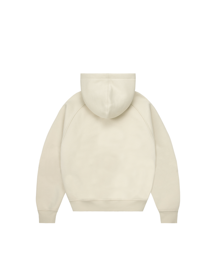 ALMOND DAY2DAY ZIP-UP HOODIE