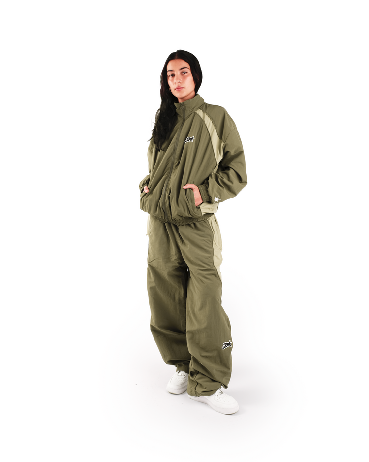 GREEN COACH TRACK JACKET