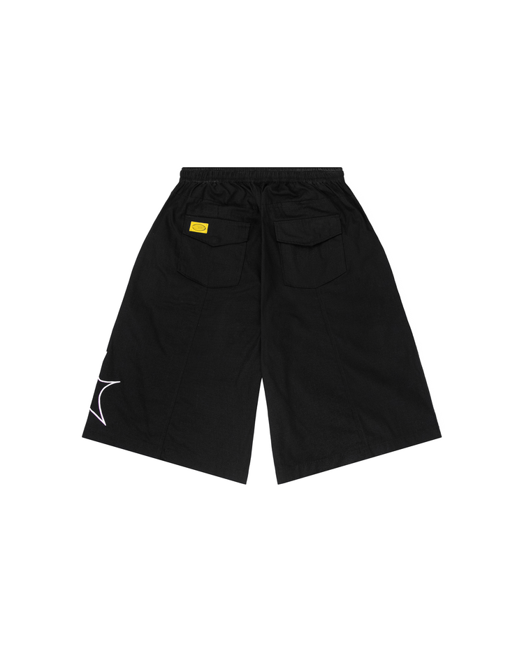 BLACK RIPSTOP SHORTS