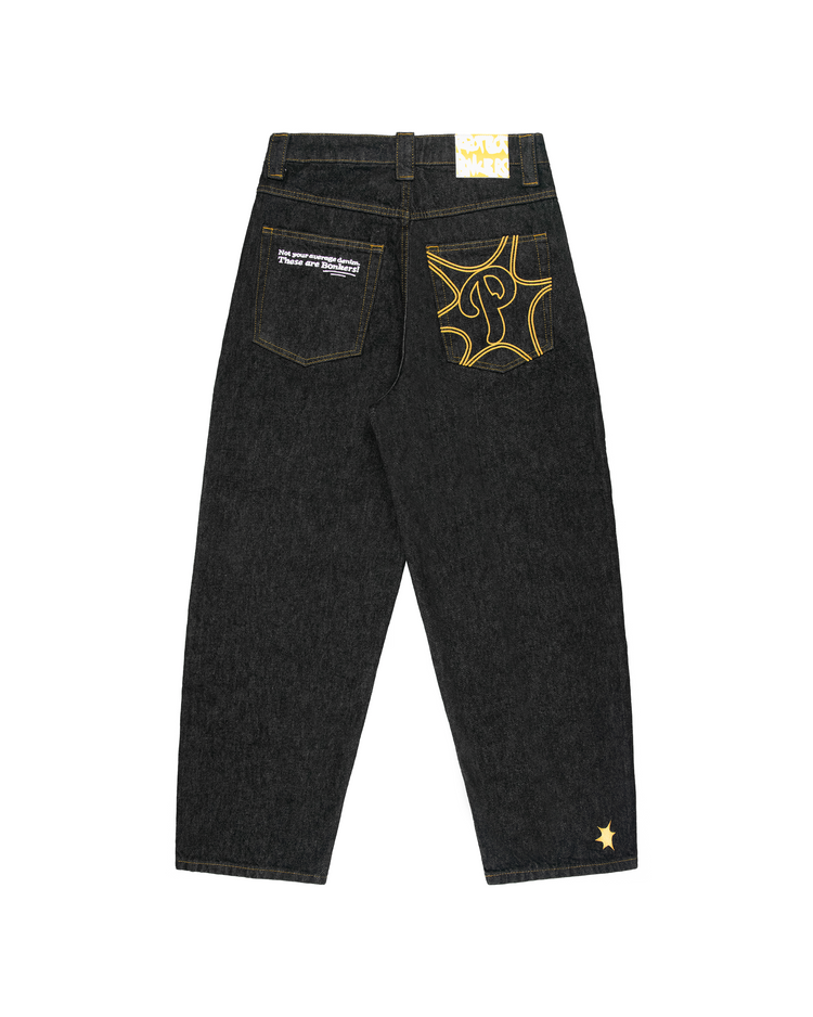 RAW BLACK BONKERS DENIM
