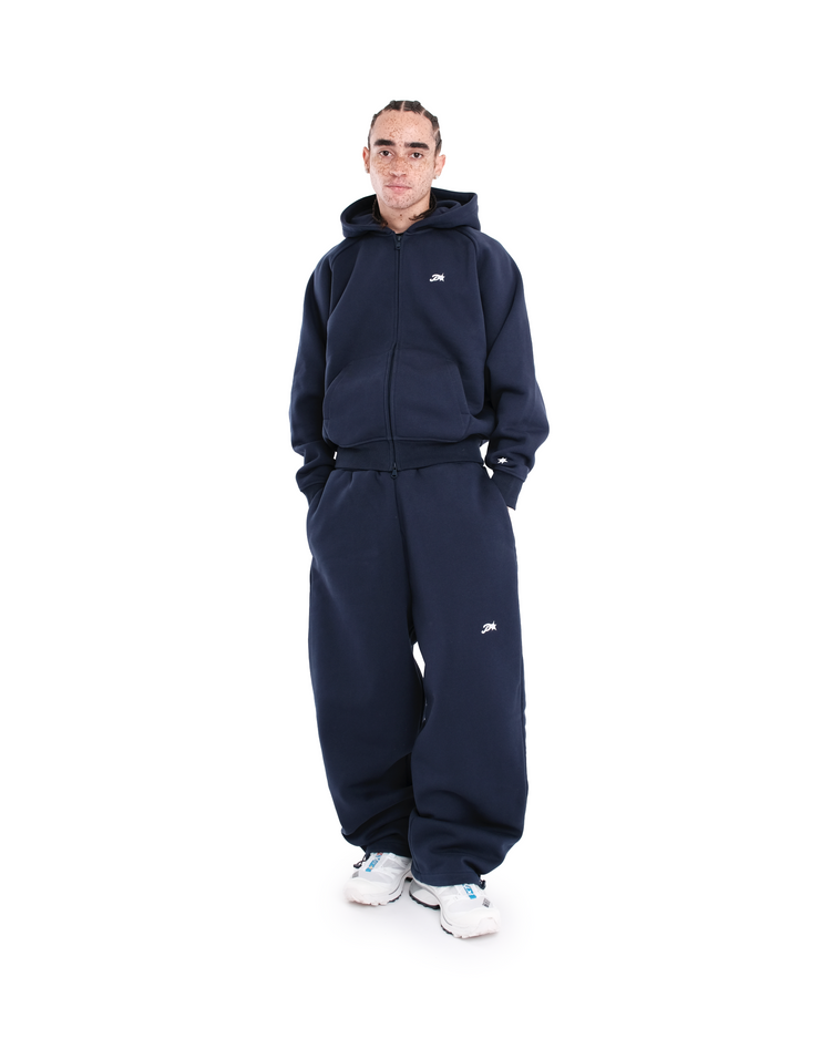 NAVY DAY2DAY ZIP-UP HOODIE