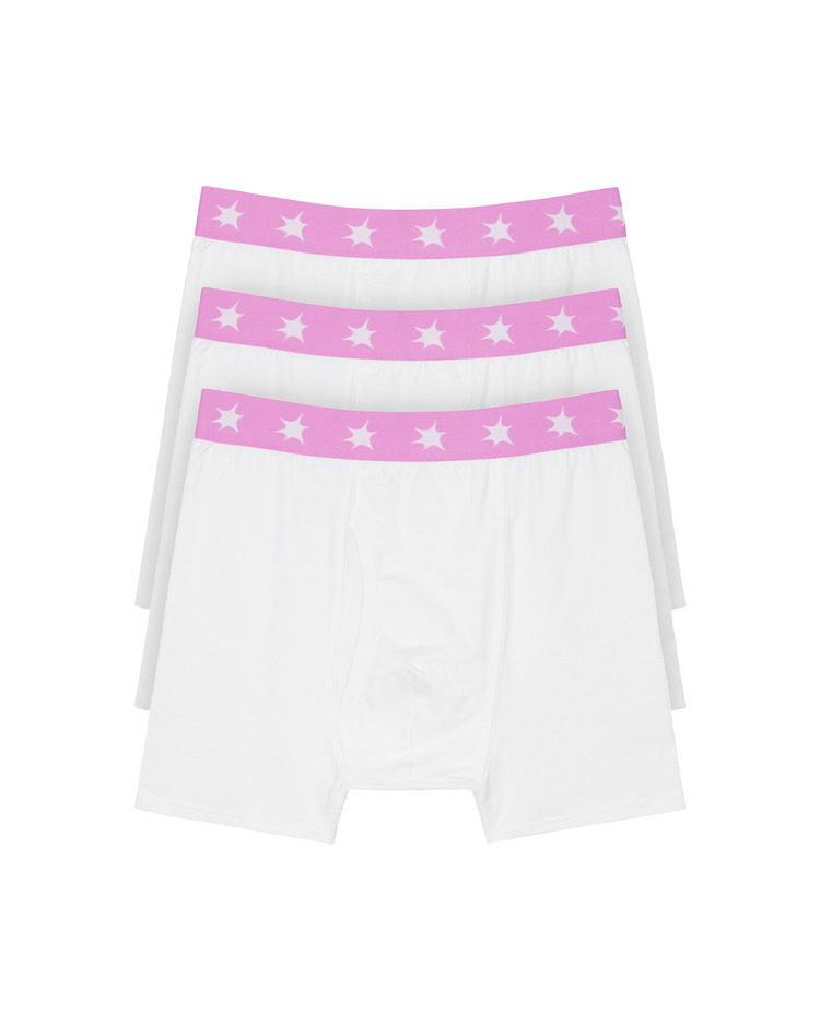 PINK SPIKE BOXERS [X3]