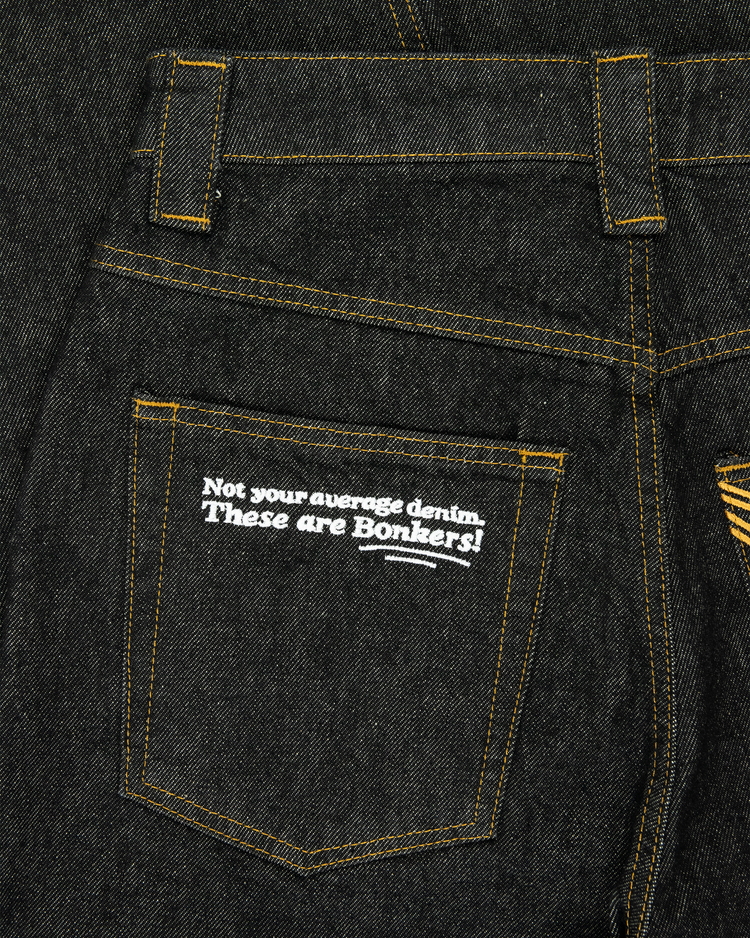 RAW BLACK BONKERS DENIM