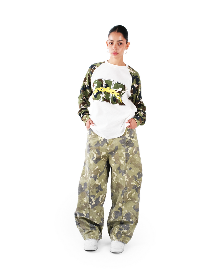 CAMO PANEL JEANS