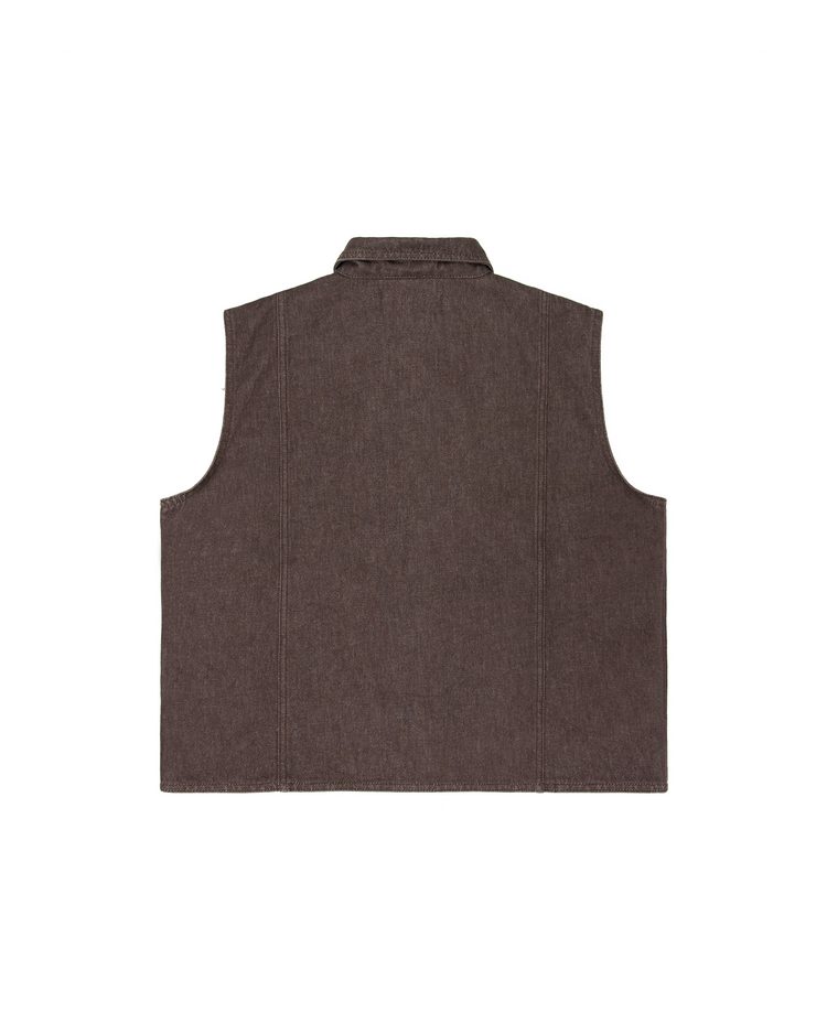 CIGAR DENIM VEST