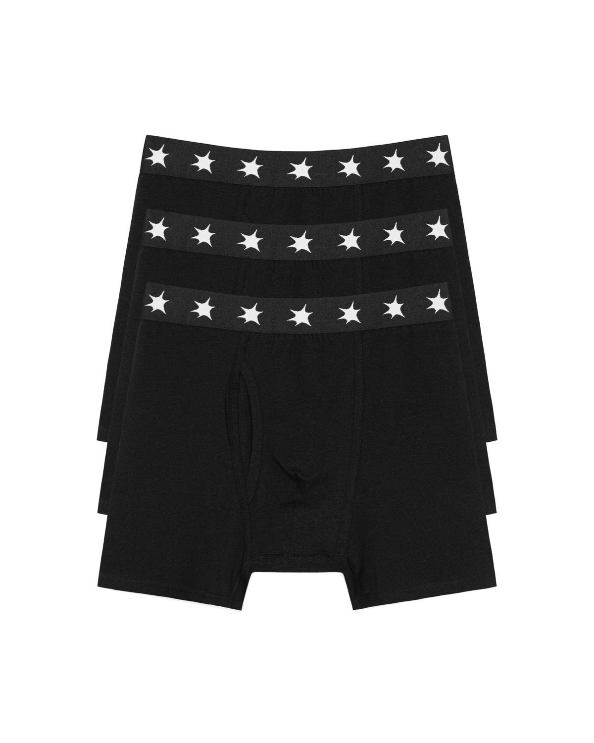BLACK SPIKE BOXERS [X3]