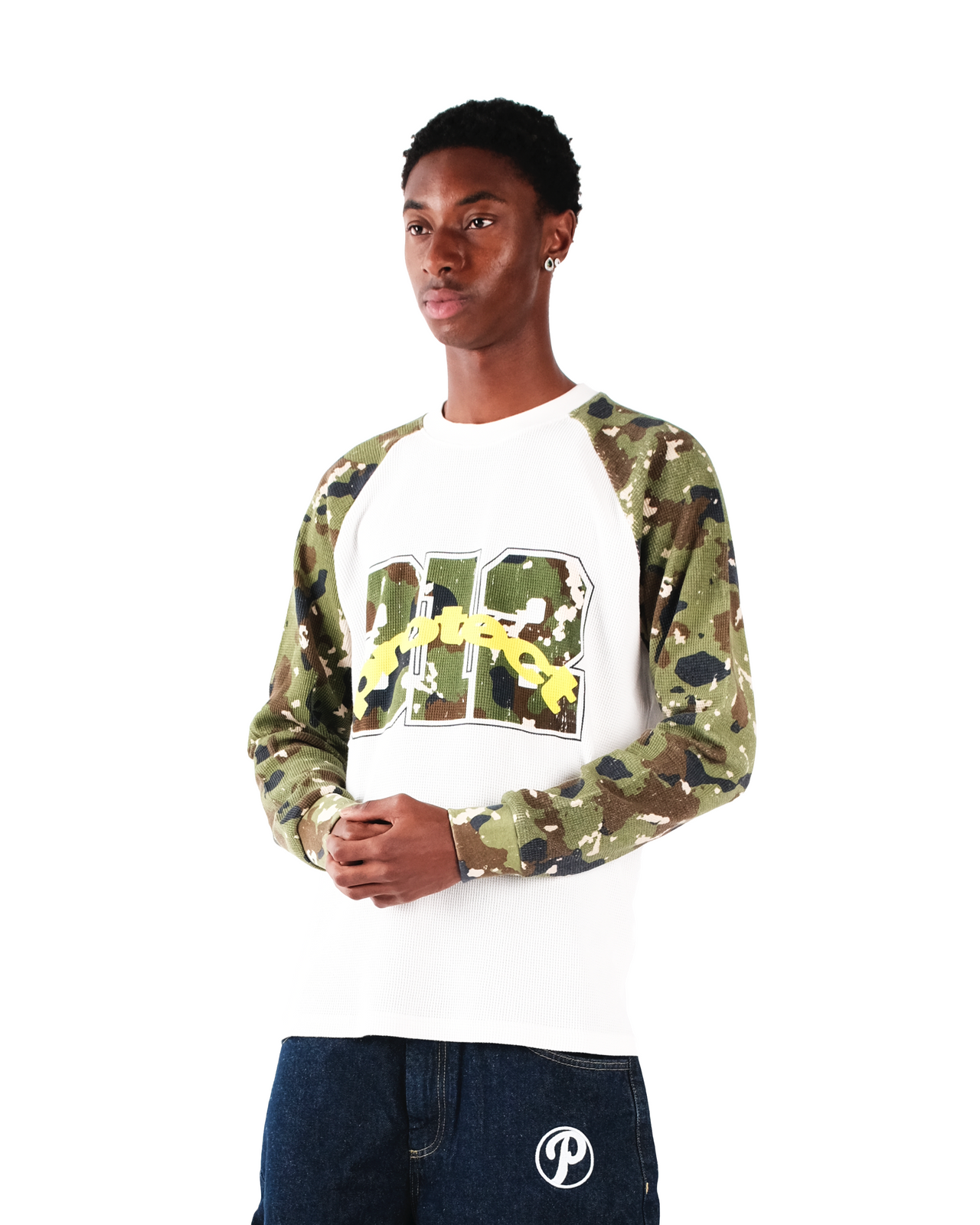 CAMO WAFFLE LONG SLEEVE