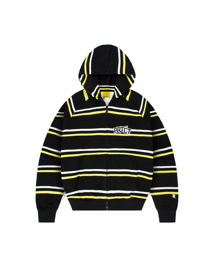 BLACK WIZ ZIP-UP HOODIE