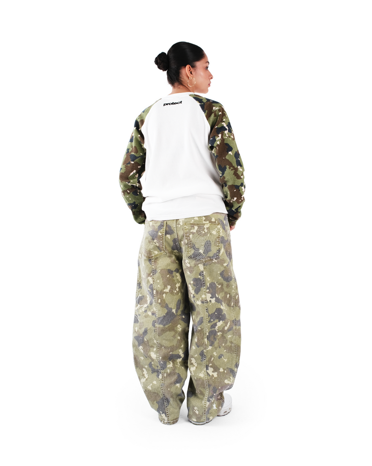 CAMO PANEL JEANS