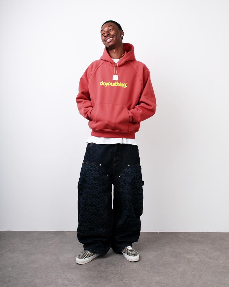 DYT WASHED BRICK HOODIE