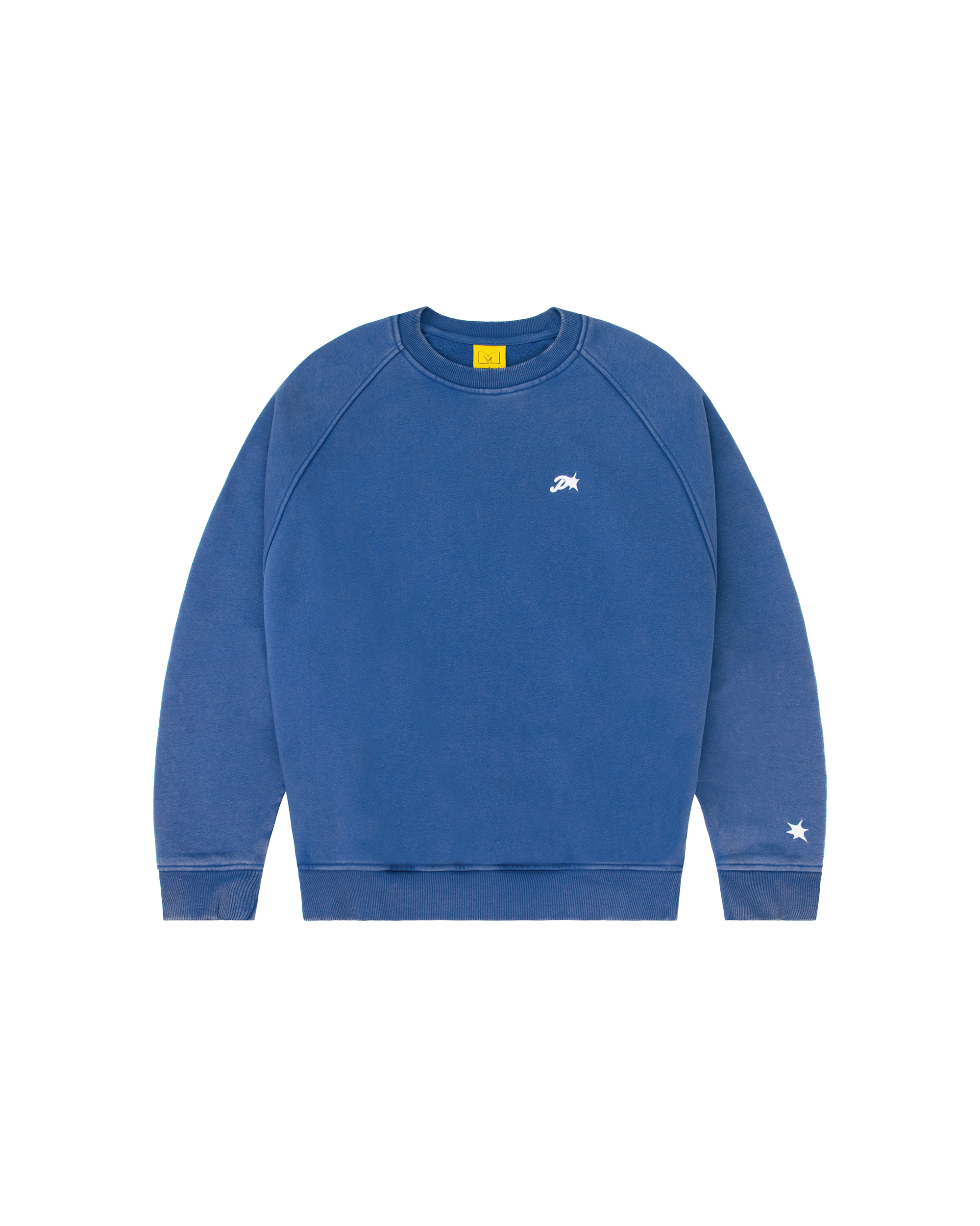 WASHED BLUE DAY2DAY CREWNECK