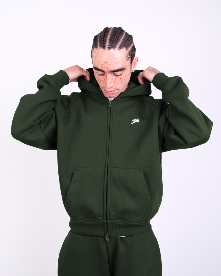 FOREST DAY2DAY ZIP-UP HOODIE