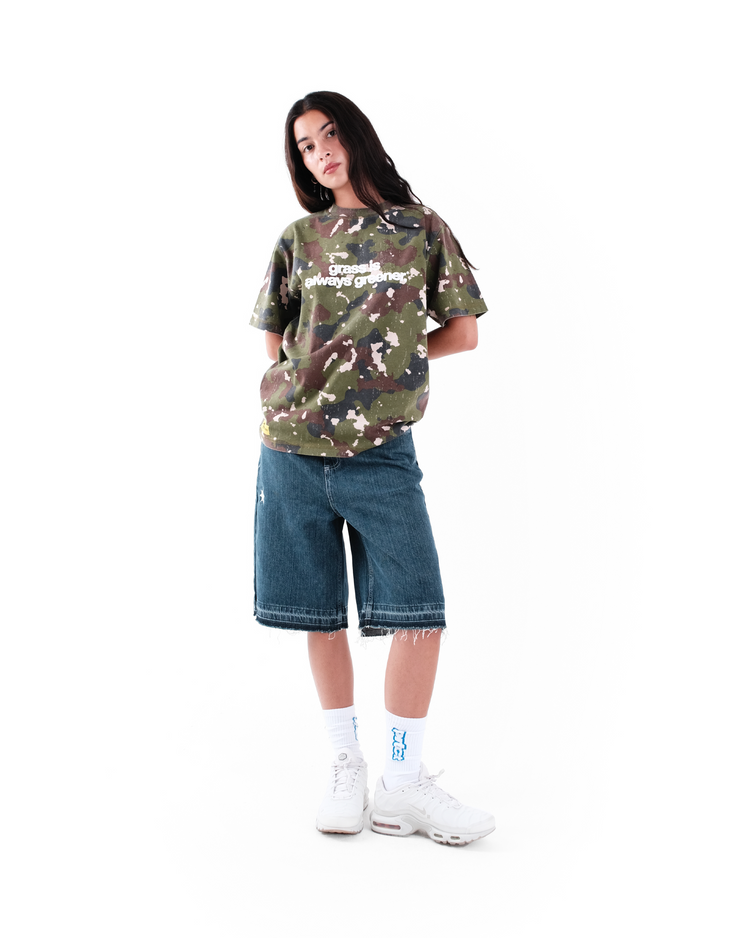 RAW HEM JORTS