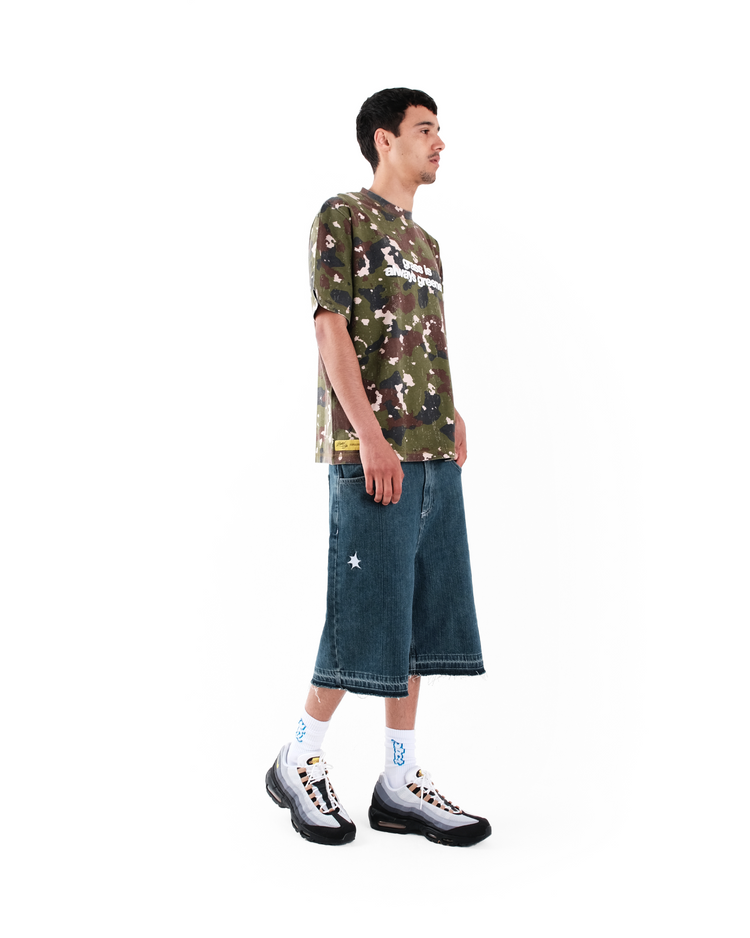 RAW HEM JORTS