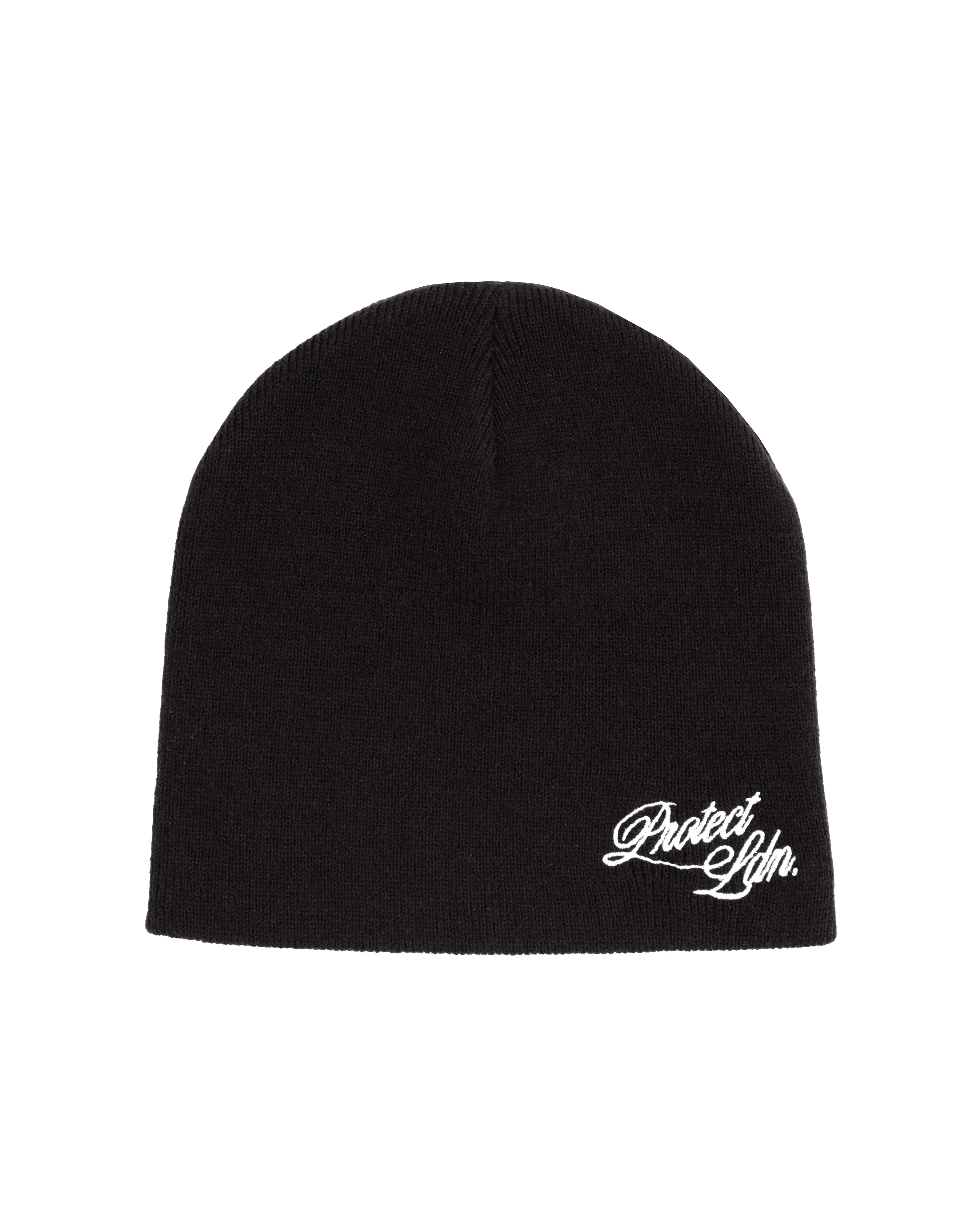 BLACK SCRIPT BEANIE