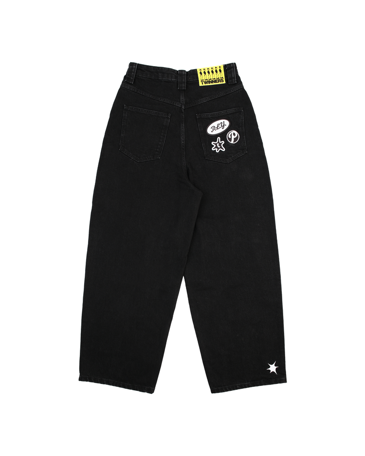 OFF BLACK TWINNERS DENIM