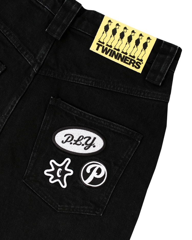 OFF BLACK TWINNERS DENIM