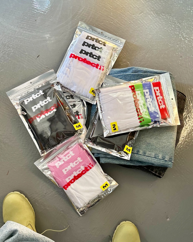 BLACK PRTCT BOXERS [X3]