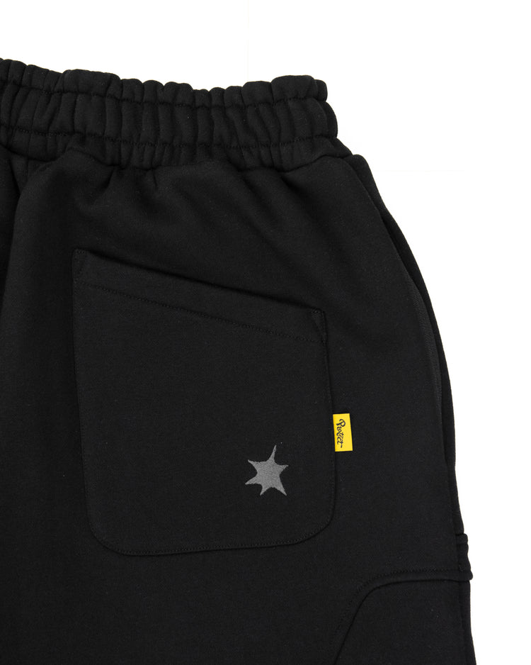 BLACK BRUDDA V2 SWEAT SHORTS