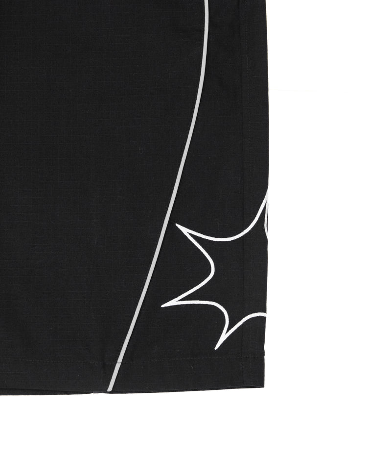 BLACK RIPSTOP SHORTS