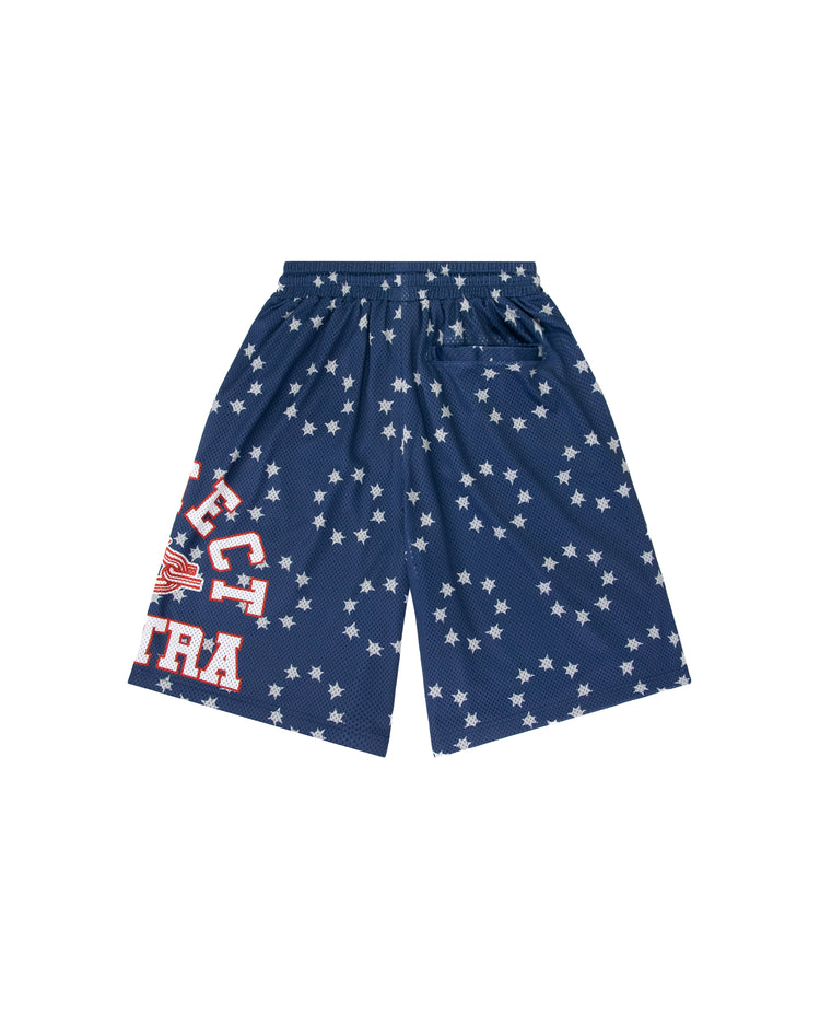 NAVY EXXTRA MESH SHORTS