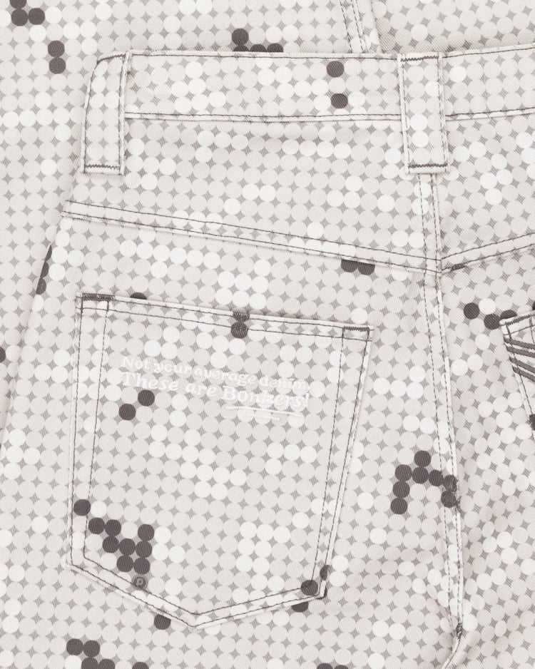 GREY DOT BONKERS DENIM