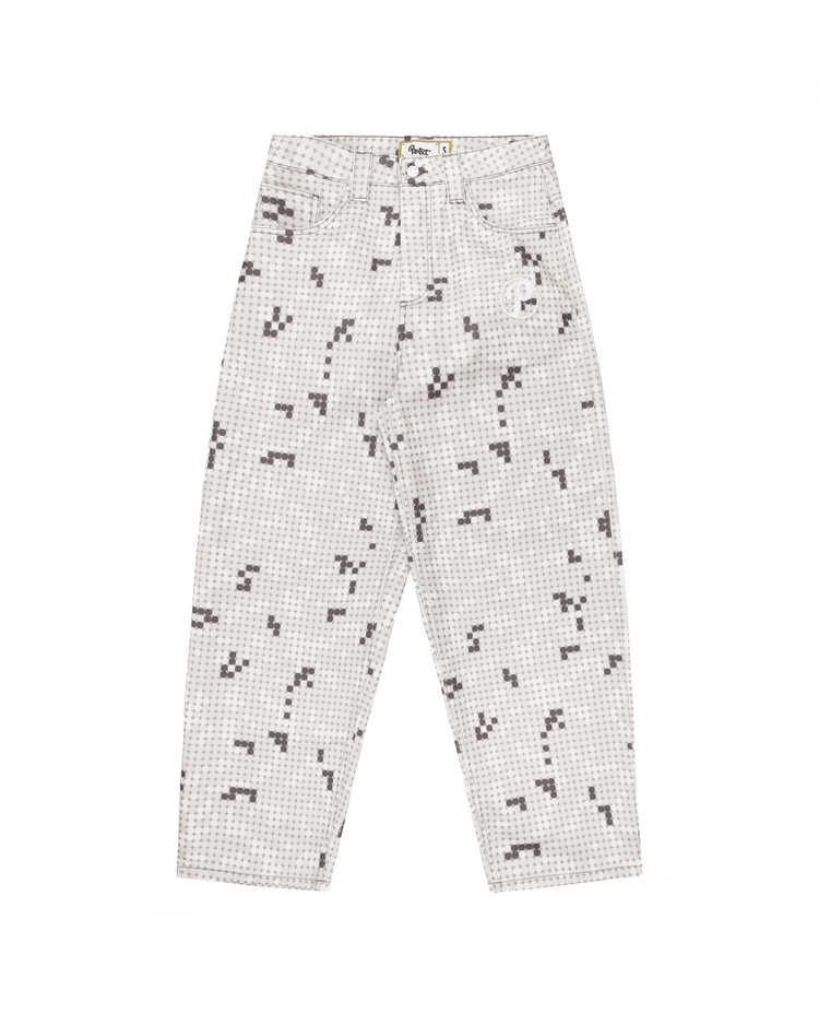 GREY DOT BONKERS DENIM