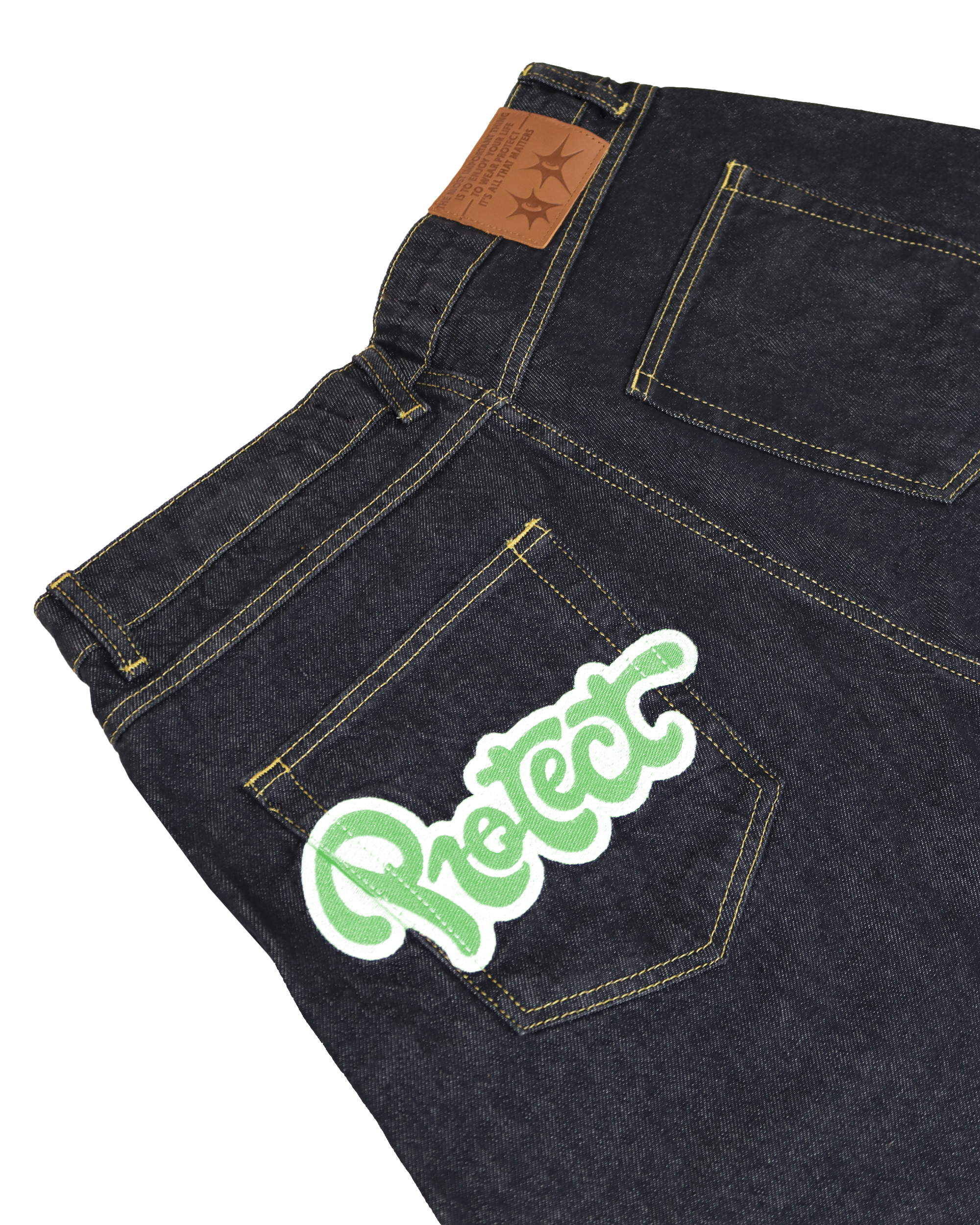 MEDM 88rising Money Lucky Logo M Denim pants 2t unisexual