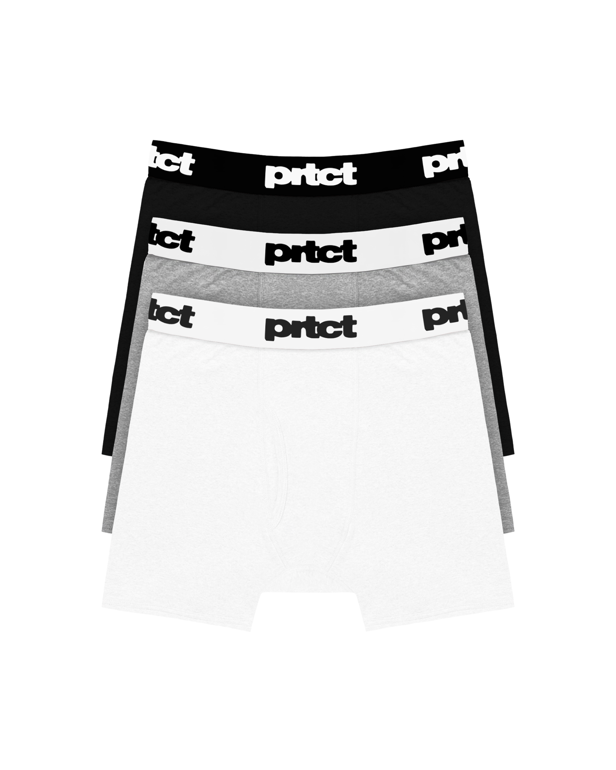 MONO GREY PRTCT BOXERS [X3]