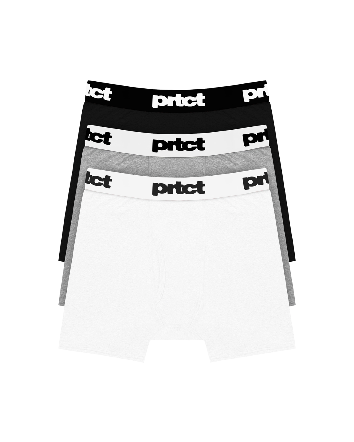 MONO GREY PRTCT BOXERS [X3]