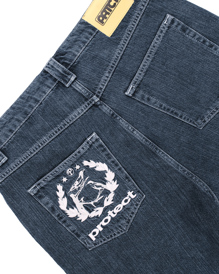 RAW HEM JORTS