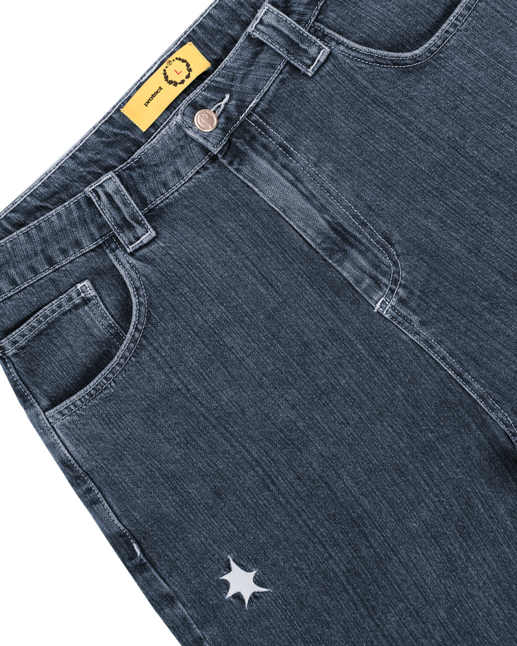 RAW HEM JORTS