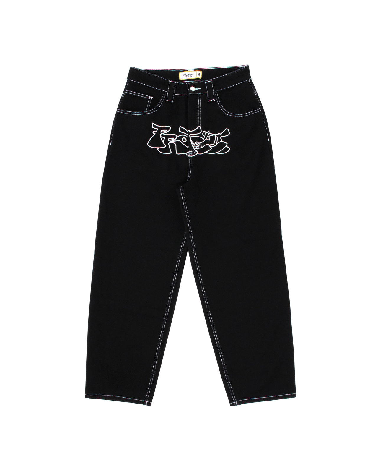 Scribble Black Bonkers Denim