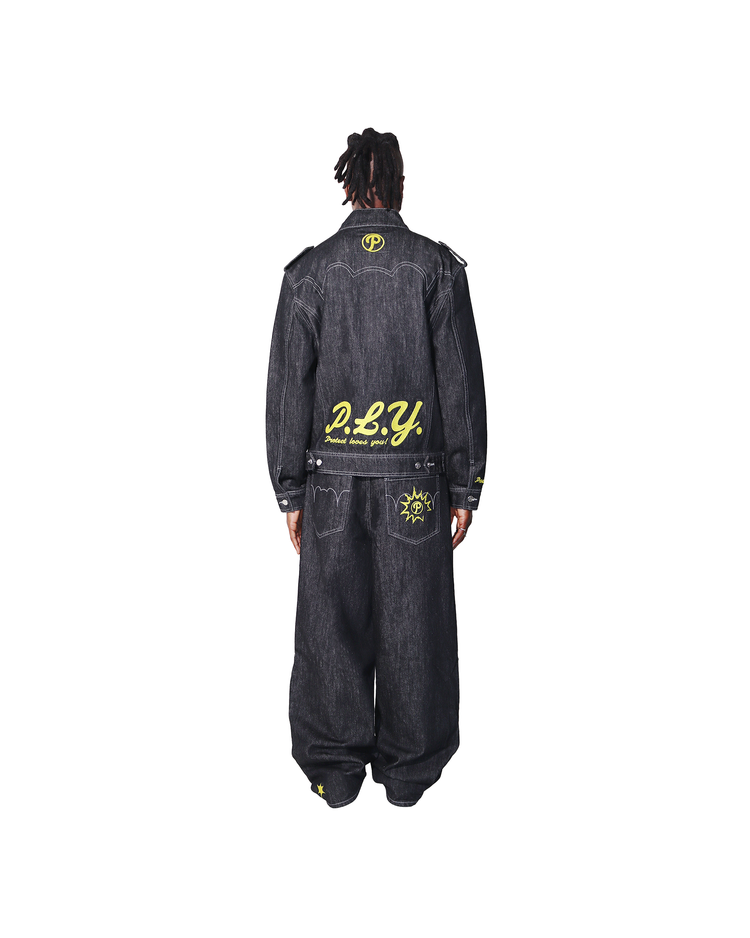 Chief Denim Jacket Black
