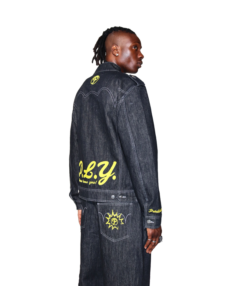 Chief Denim Jacket Black