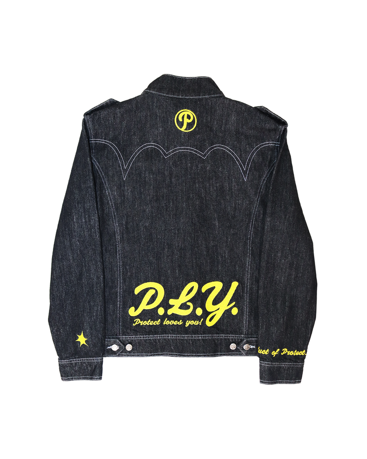 Chief Denim Jacket Black