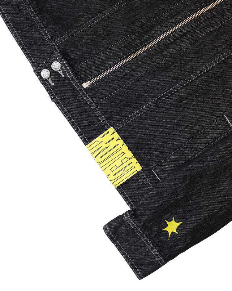 Chief Denim Jacket Black