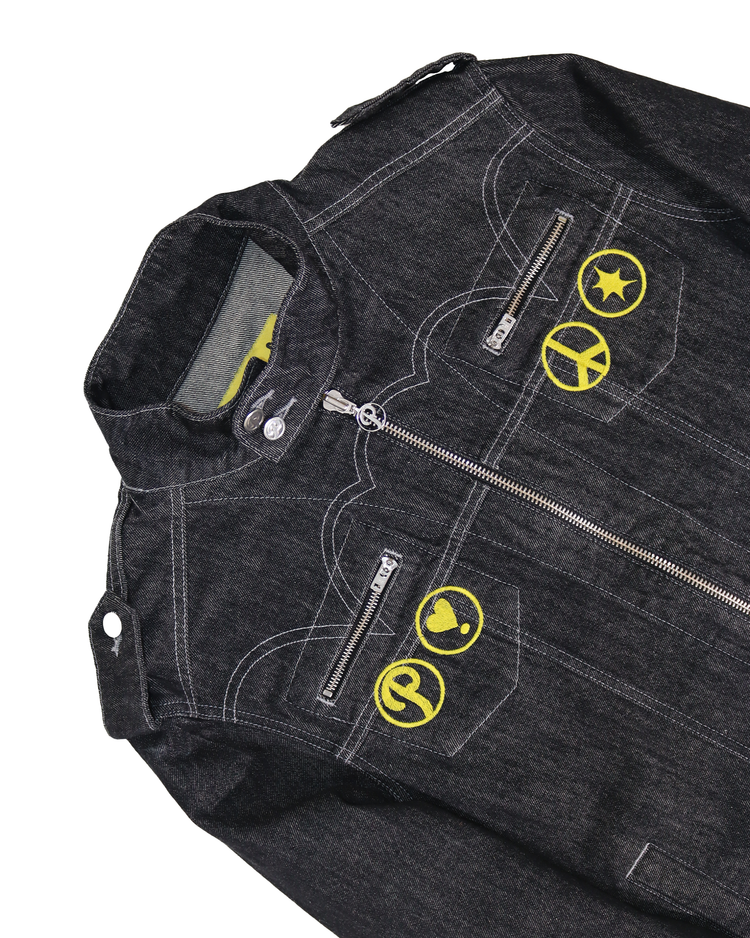 Chief Denim Jacket Black